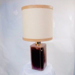 Gucci RARE Mid Century Modern Leather Lamp